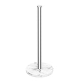 FORIOUS Paper Towel Holder Countertop, Weighted Marble Base, Brushed Gold