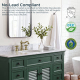 FORIOUS Bathroom Faucet 3 Hole Vintage 8 inch Widespread Sink Antique Brass | 6-12 inch 3-hole Install, 2 Cross Handle Antique Bathroom Sink Faucet for Vanity RV Farmhouse with Drain and Supply Lines